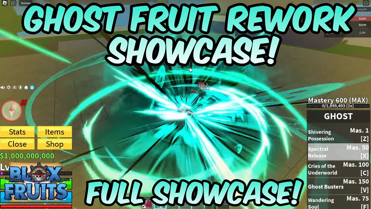 NEW Ghost Fruit FULL SHOWCASE!  Revive Rework Halloween Update! (Blox  Fruits) 