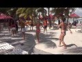 Dance on the beach of Cancun, Mexico - 2016. Oasis Palm resort. February 22-29.