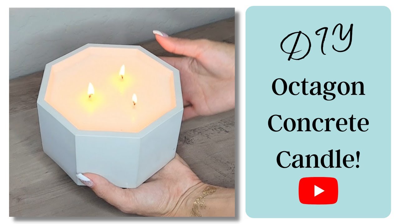 Handmade Diy Candle Mold Candlestick Cement Concrete Silicone Mold