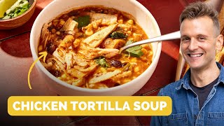 Healthy Chicken Tortilla Soup | A perfect coldweather soup to make!