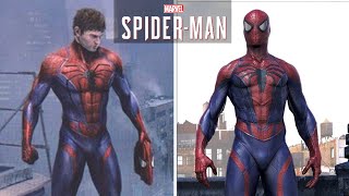 Spider-Mans Original Advanced Suit Concept in Marvels Spider-Man PS4 (Spider-Man PS4 Mods)
