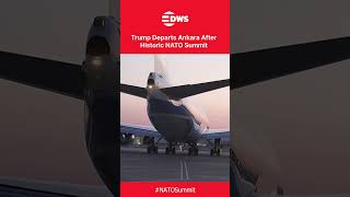 WATCH: Trump Departs Ankara After NATO Summit Talks With World Leaders | DWS News | AC1C