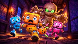 Running from the Mummy! 🎃 Halloween Chase Song for Kids | Rusty’s World