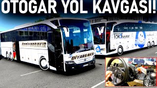 Otogarda Yol Verme Kavgasi - Touri̇smo Otobüs Modu İle Otogar - Ets 2 Mod T300Rs Gt