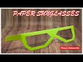 Origami Sunglasses How To Made A Traditional Origami Sunglasses 