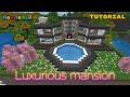 Minecraft: How to build Luxurious Modern Mansion – Easy Tutorial (Step by Step Build)