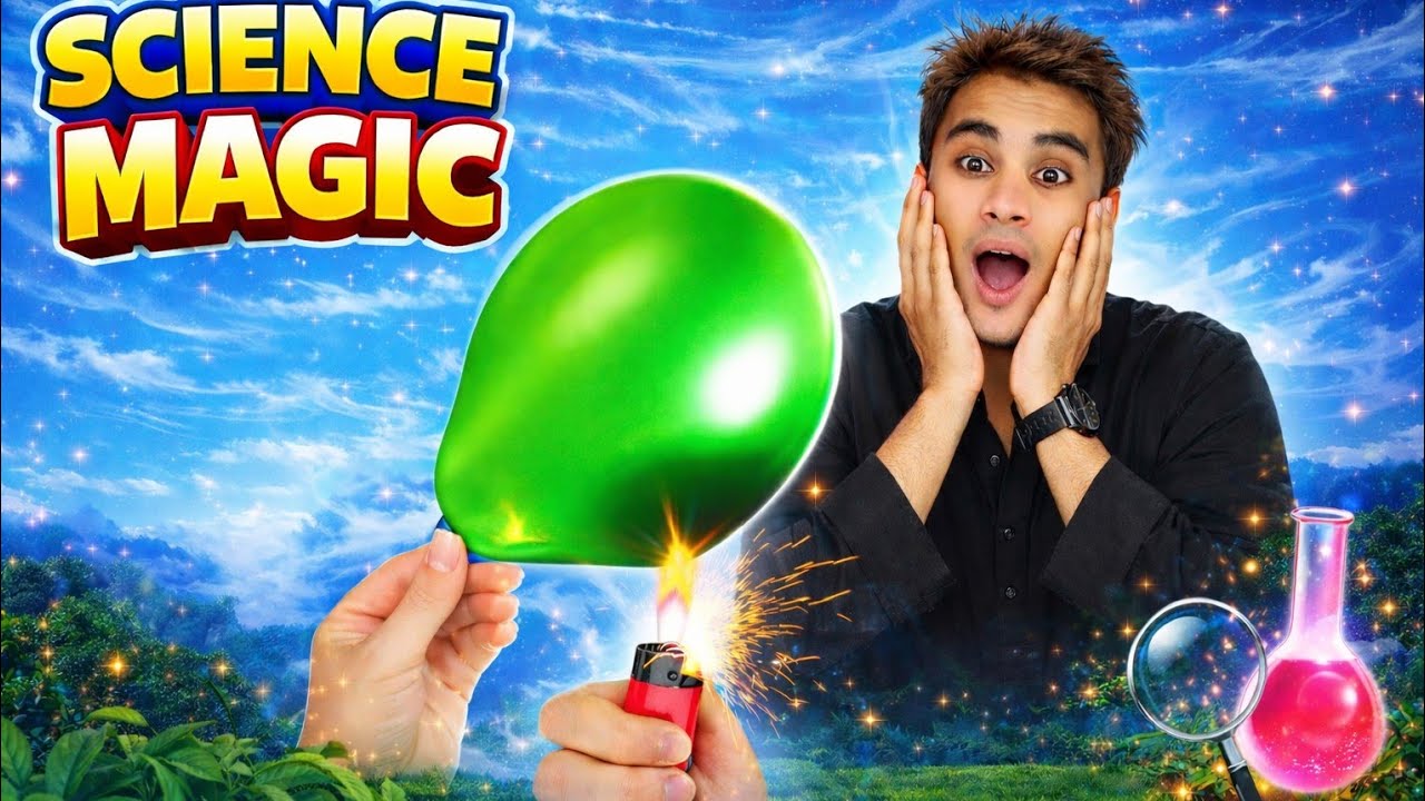 Science Magic Experiments | Aag Aur Balloon Ka Khatarnak Test 😱 | Amazing Science Tricks in Hindi