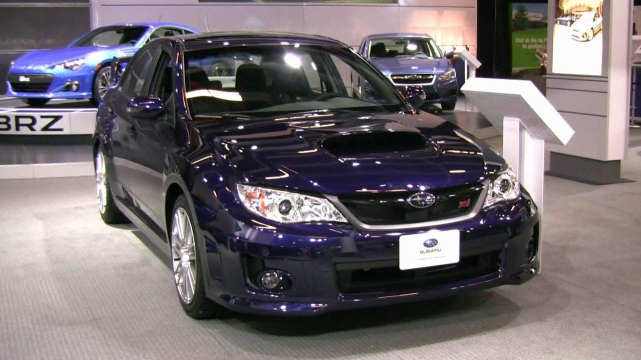 2012 Subaru Impreza Sti Exterior And Interior At 2012 Montreal Auto Show