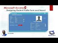 Creating Classic Students Profile Data Entry Form with Reports Automations using Macros