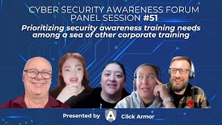 Prioritizing security awareness training needs among a sea of other corporate training