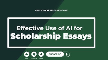 The Secret way to use AI for Scholarship essays without a trace!