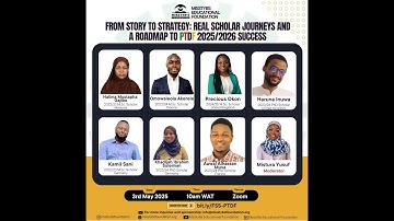 From story to strategy: Real scholar journeys and a roadmap to PTDF 2025/2026 success