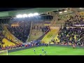 Nantes bastia incident  supporters corses  attaquent les nantais en leur lanant des siges