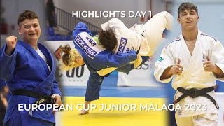 EJU EUROPEAN CUP MÁLAGA JUNIOR 2023 | Día 1