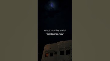 سورة نُوح - الآيات 26-28 - تلاوة علي جابر
