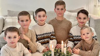 Рождественские свечи! Семья Юрко и семья Бальжик!