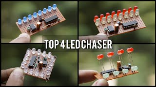 Top 4 Different LED Effect using 74HC595 and NE555 IC [with Circuit Diagram]