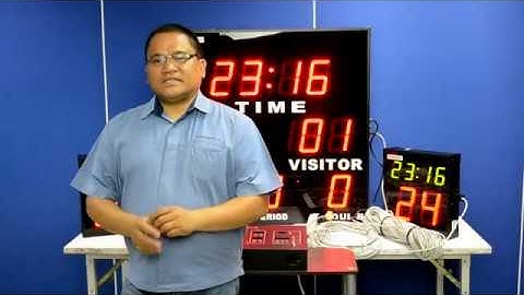 How to operate Tronix Scoreboard