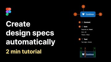 Create design component specs automatically in Figma