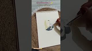 POV:It’s sahri time🌙 Reference:Pinterest🎀 #foryou #drawing #art #ramadan #sahri #painting #colors