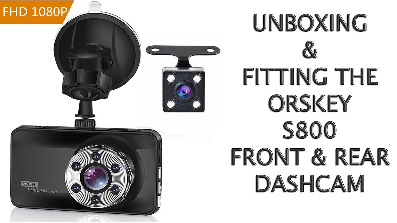 Orskey Dash Cam - in the box