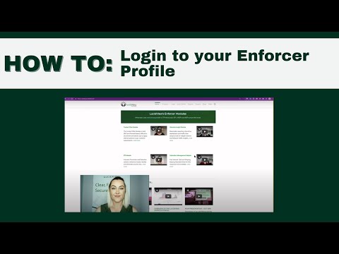 How To: Login to your LucidView Enforcer Profile