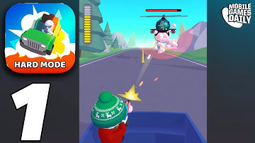 ROAD RAGE Gameplay Walkthrough Part 1 - Levels 1-20 (iOS Android)