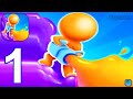 Dye hard  gameplay walkthrough part 1 multiplayer map paint battle defense ios android gameplay