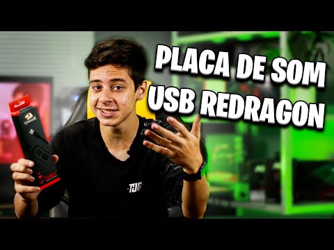 PLACA DE SOM USB REDRAGON, É REALMENTE BOA? - CIRCES HA-100
