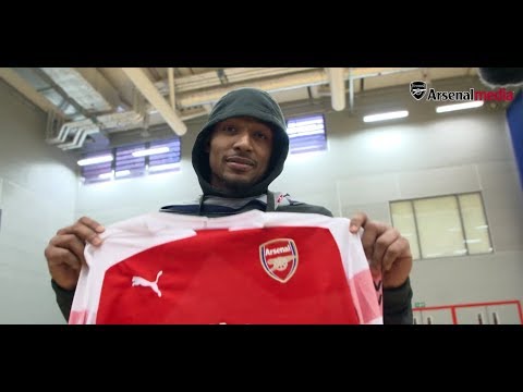 Ainsley Maitland-Niles visits the NBA's Washington Wizards