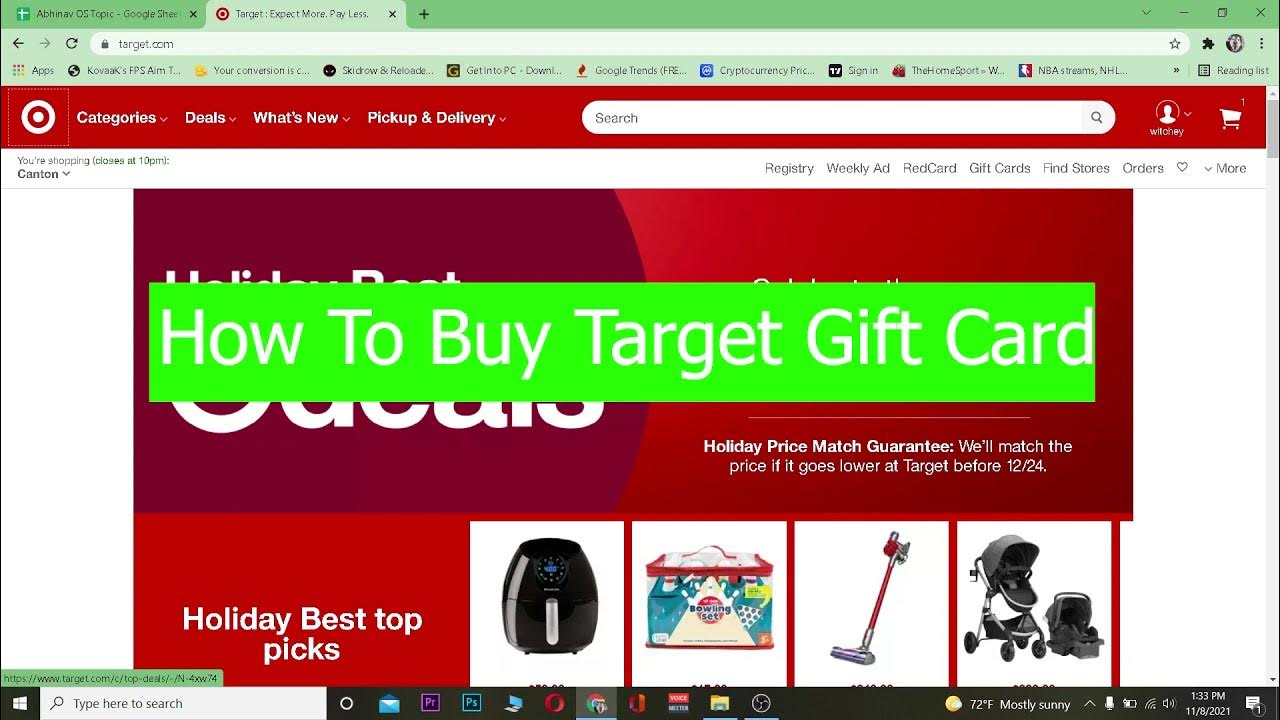How To Buy Target Gift Card Online (2022) YouTube