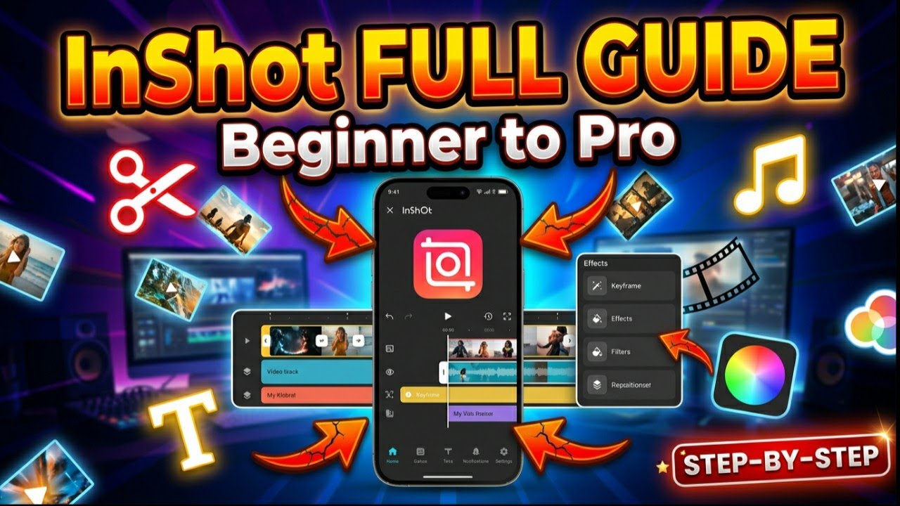 Inshot Video Editing Tutorial How to Use InShot Video Editor (Beginner Guide 2026) | Easy Editing ...