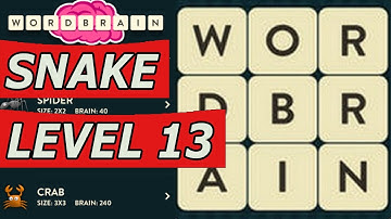 WordBrain Snake Level 13 Answers (Android/IOS)