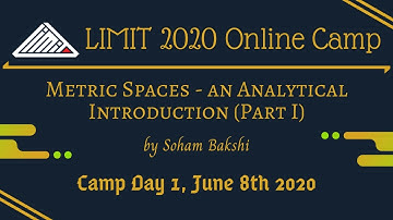 Metric Spaces - an Analytic Introduction (Part I)
