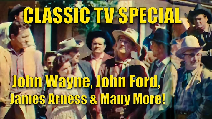 Rare Live TV 1958 John Wayne, James Arness, Gene A...