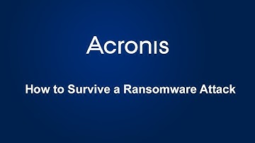 How to survive a Ransomware attack with Acronis Backup Cloud and Active Protection