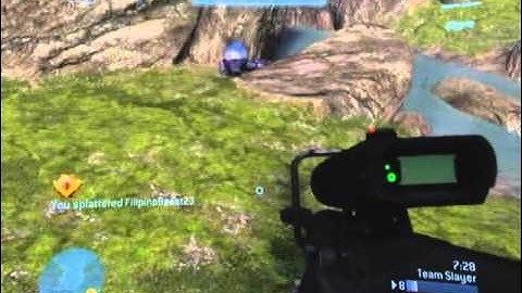 An Amazing Halo 3 wtf moment: Laser Banshee Splatter Spawn Kill