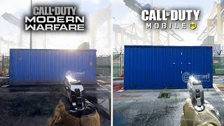 SHIPMENT MAP COMPARISON - Call of Duty Mobile vs Call of Duty Modern Warfare