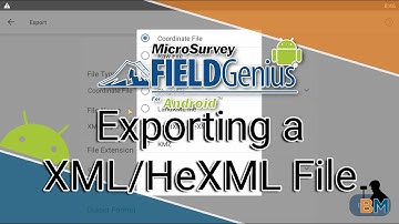FieldGenius for Android: Exporting a LandXML/HeMXL | Bench Mark