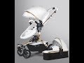 Luxury leather max of aulon brand baby stroller best stroller for 2022