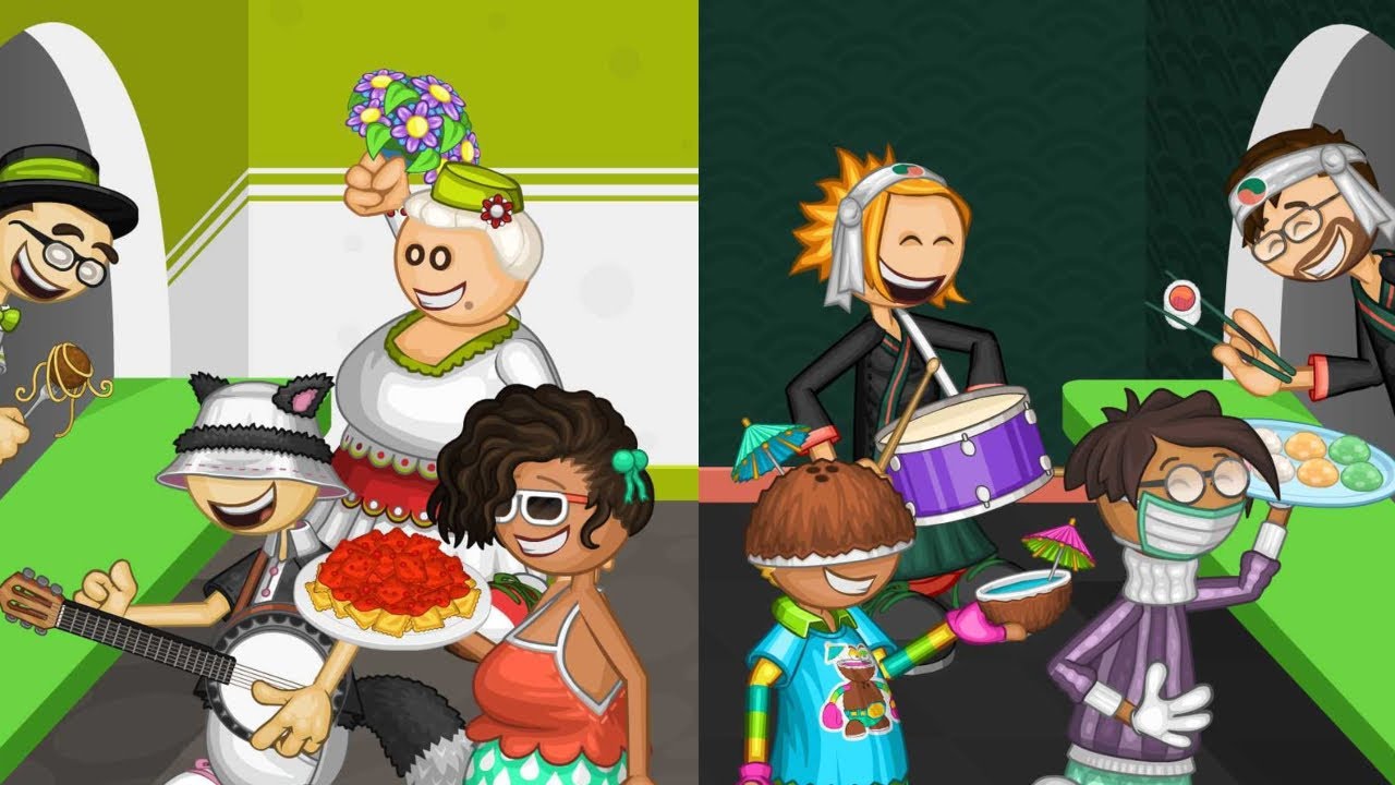 Everything in the New Papa Louie Pals Update!! (Freebies + Pastaria &  Sushiria packs!!) 