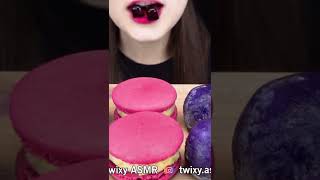 ASMR PURPLE DESSERT *핑거 젤리 먹방 EATING SOUNDS #shorts