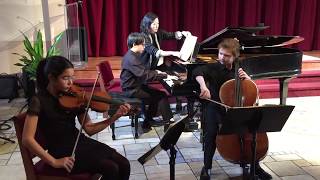 The Solastra Trio performing the "Dumky" piano trio, op.90, by Anton Dvořák