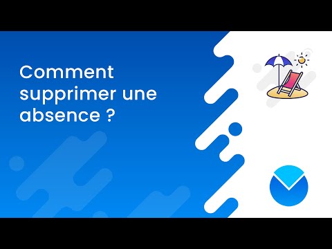 Comment supprimer une absence ?