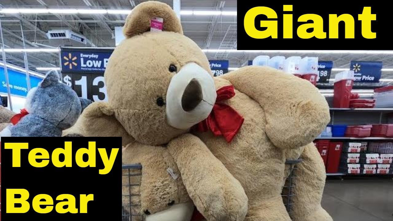 giant stuffed teddy bear walmart