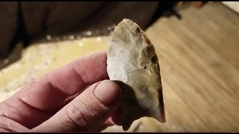 003 - Small Clovis Point, Abo Flintknapping