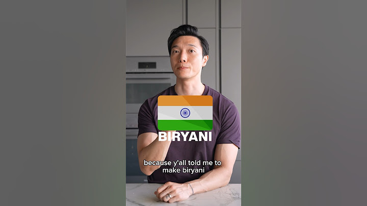 Indian Biryani 🇮🇳 First time making, so delicious