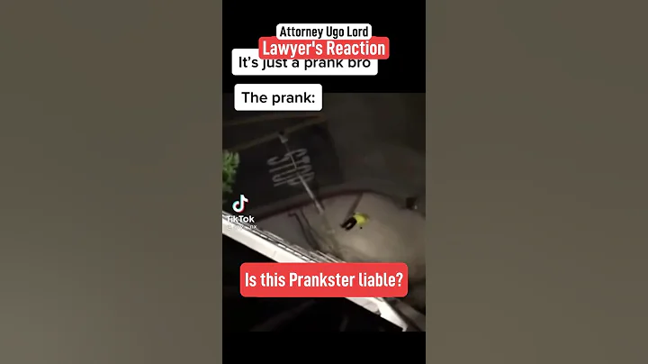 Did this #Halloween prank go too far? Attorney Ugo Lord reacts! #shorts