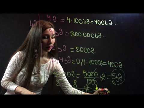 გაკვეთილი #13 ზომის ერთეულები