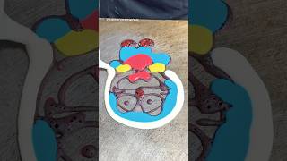 Beautiful Pancake Chef Draws Famous Doraemon & Crayon Shin-Chan In Kl